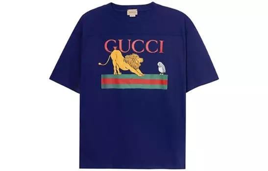 Детская футболка Gucci, темно-синий