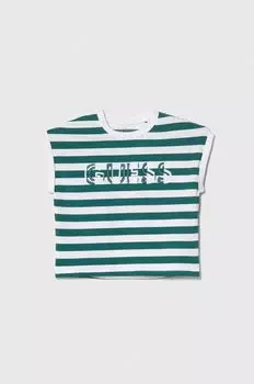 Детская футболка Guess, зеленый