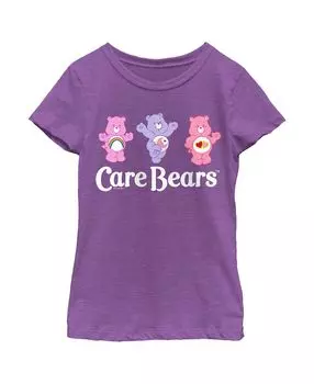 Детская футболка Happy Bears для девочек Care Bears