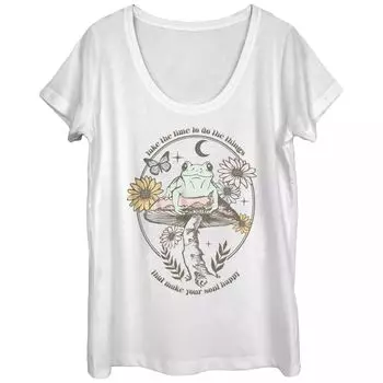 Детская футболка Happy Soul с графическим рисунком в виде жабы Licensed Character