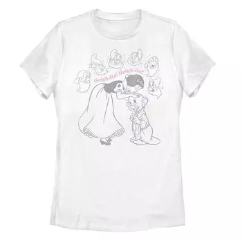 Детская футболка Heigh-Ho Line с рисунком «Белоснежка и семь гномов» от Disney Licensed Character