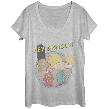 Детская футболка Hey Arnold Vintage Best Friends с круглым вырезом Licensed Character