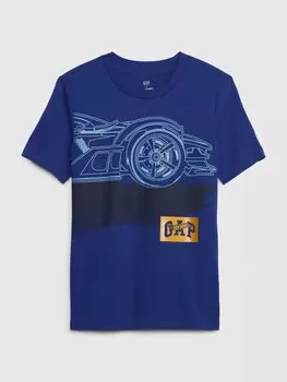 Детская футболка hot wheels Gap, синий