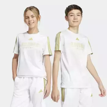 Детская футболка House of Tiro Colors of Football adidas, белый
