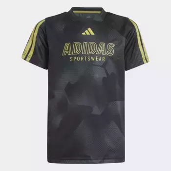 Детская футболка House of Tiro Colors of Football adidas, черный