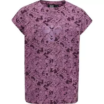 Детская футболка Hummel hmlMarcel, коричневый/коричневый/коричневый