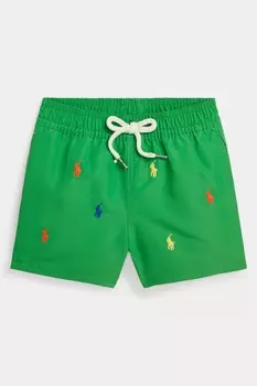 Детская футболка и плавки с принтом Polo Ralph Lauren, зеленый