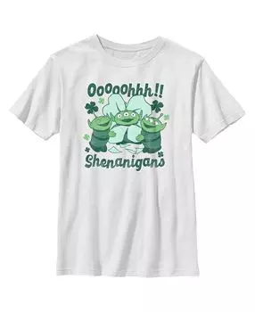 Детская футболка «История игрушек для мальчиков» «День святого Патрика» «Маленькие зеленые человечки» Oooooohhh Shenanigans Disney Pixar