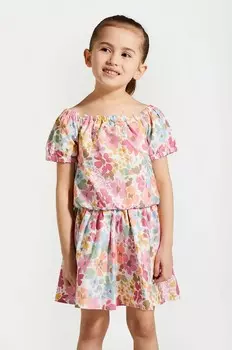 Детская футболка из хлопка крокодила Coccodrillo, розовый