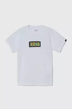 Детская футболка из хлопка Scribble Vans, белый