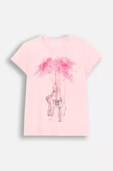 Детская футболка из крокодила Coccodrillo, розовый