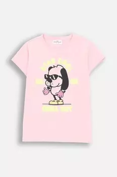 Детская футболка из крокодила Coccodrillo, розовый