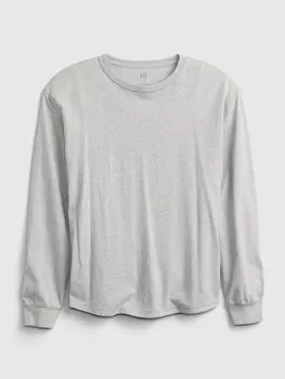 Детская футболка из натурального хлопка. Gap, серый