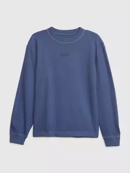 Детская футболка из плотного хлопка Gap, синий