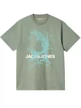 Детская футболка Jack & Jones "JCOSPLASH OCEAN TEE SS CREW NECK FST JNR" Jack & Jones Junior, цвет Desert Sage