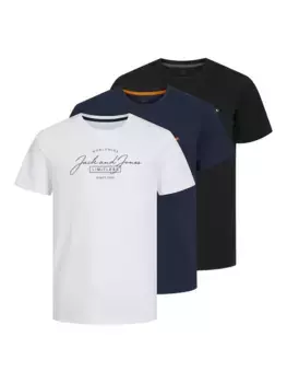 Детская футболка Jack & Jones "JJFERRIS TEE SS CREW NECK 3PK MP JNR" Jack & Jones Junior, синий