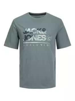 Детская футболка Jack & Jones "JJLUKE TEE SS CREW NECK JNR" Jack & Jones Junior, цвет Goblin Blue Print:Big