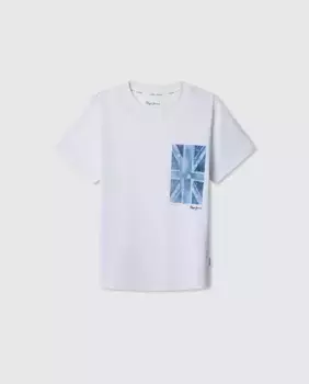 Детская футболка Jebb Pepe Jeans, белый