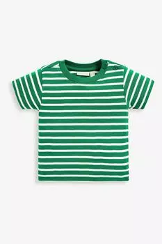 Детская футболка JoJo Maman Bb с бретонской полоской Jojo Maman Bb, зеленый