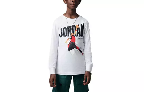 Детская футболка Jordan, белый