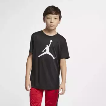 Детская футболка Jordan Jumpman Dri-FIT, черный
