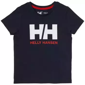 Детская футболка K HH Logo Helly Hansen, тёмно-синий