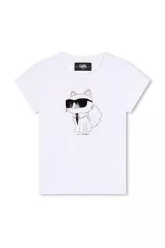 Детская футболка Karl Lagerfeld, белый