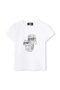 Детская футболка Karl Lagerfeld, белый