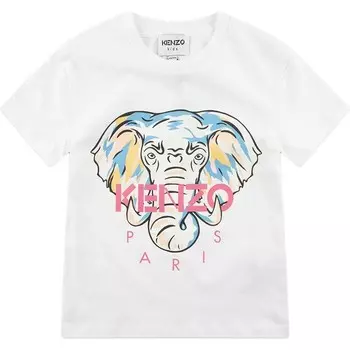 Детская футболка Kenzo, белый