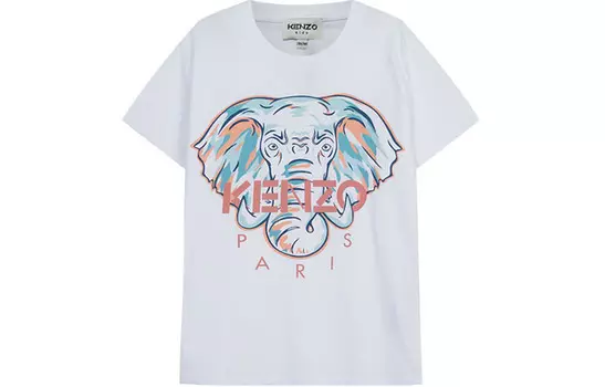 Детская футболка Kenzo, белый