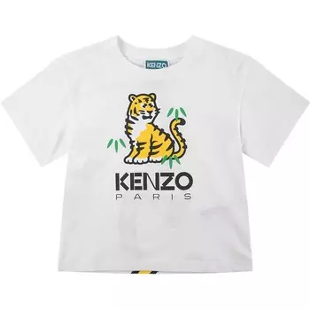 Детская футболка Kenzo, белый