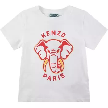 Детская футболка Kenzo, белый