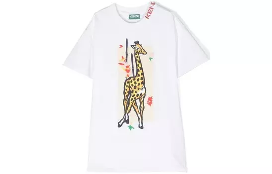 Детская футболка Kenzo, белый