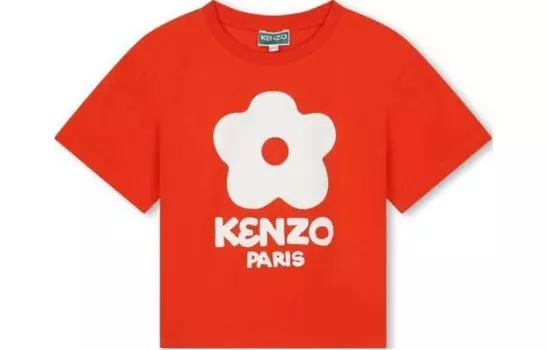Детская футболка Kenzo, оранжевый