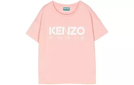 Детская футболка Kenzo, розовый