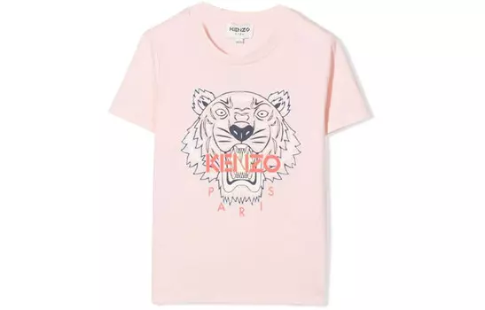 Детская футболка Kenzo, розовый