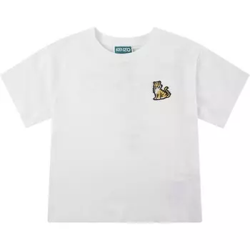 Детская футболка Kenzo, слоновая кость