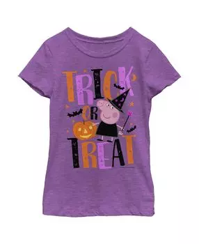 Детская футболка «Кошелёк или жизнь» для девочек «Свинка Пеппа» на Хэллоуин Hasbro