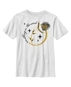 Детская футболка Кошмар перед Рождеством для мальчика Что-то на ветру Disney, белый