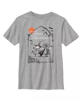 Детская футболка Кошмар перед Рождеством для мальчиков Oogie's Boys Trick or Scream Disney, серый