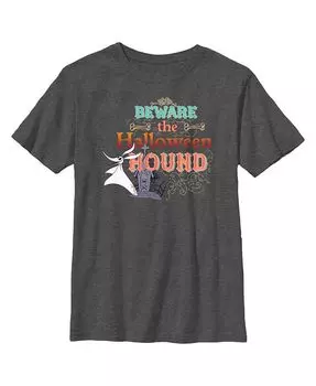 Детская футболка Кошмар перед Рождеством для мальчиков Хэллоуин Hound Zero Disney, серый