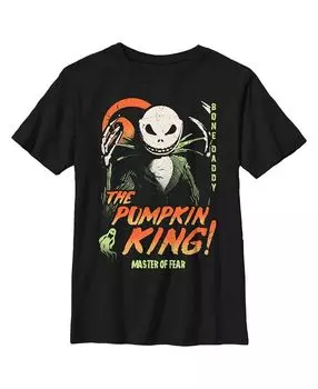 Детская футболка «Кошмар перед Рождеством» для мальчика Джек Скеллингтон «Мастер страха» Disney