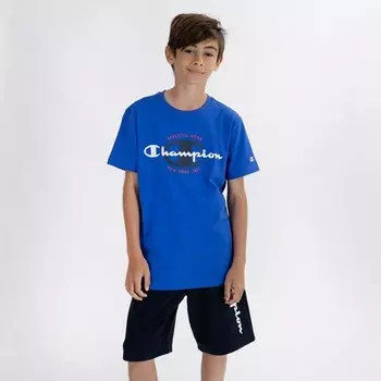 Детская футболка Legacy с большим логотипом c Champion, синий