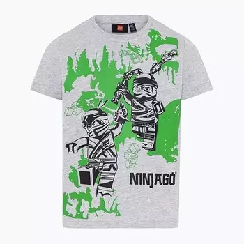 Детская футболка Lego Wear, цвет gris/black/green