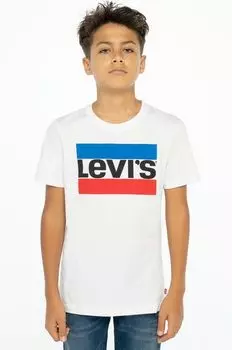 Детская футболка Levi's, белый