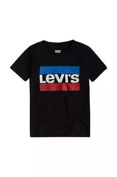Детская футболка Levi's, черный