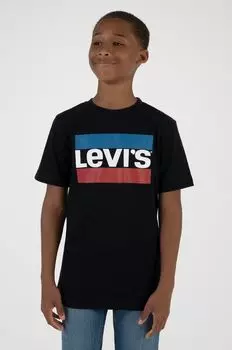 Детская футболка Levi's, черный