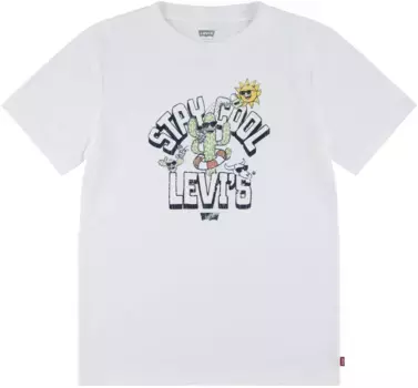 Детская футболка Levi's "LVB STAY COOL LEVI'S TEE", для МАЛЬЧИКОВ Levi'S Kids, цвет Cloud Dancer