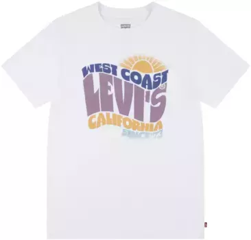 Детская футболка Levi's "LVB WAVY LEVI'S TEE", для МАЛЬЧИКОВ Levi'S Kids, белый