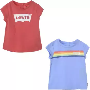 Детская футболка Levi's "LVG 2PK ICONIC TEE SET", для МАЛЫШЕЙ Levi'S Kids, синий